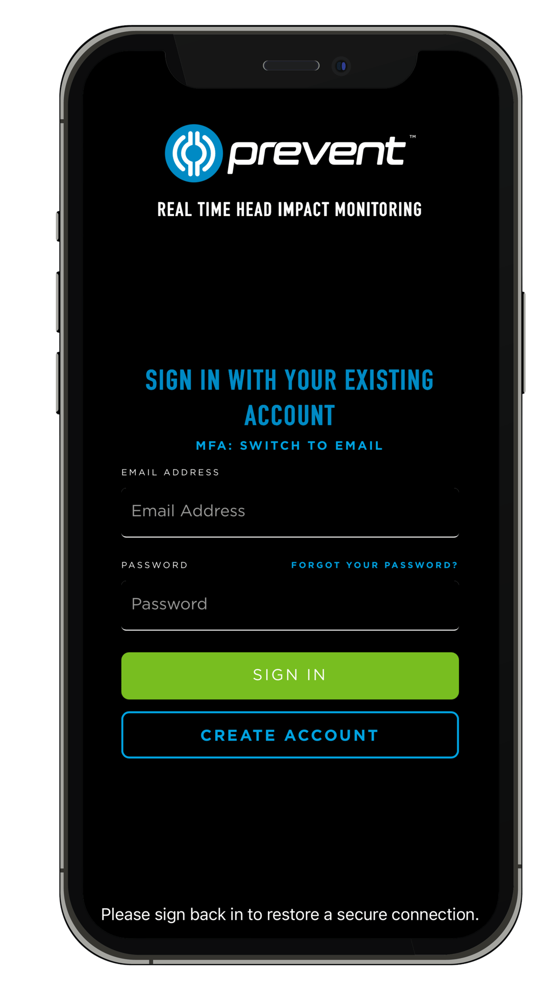 Prevent App How Do I Create an Account for the Prevent App?